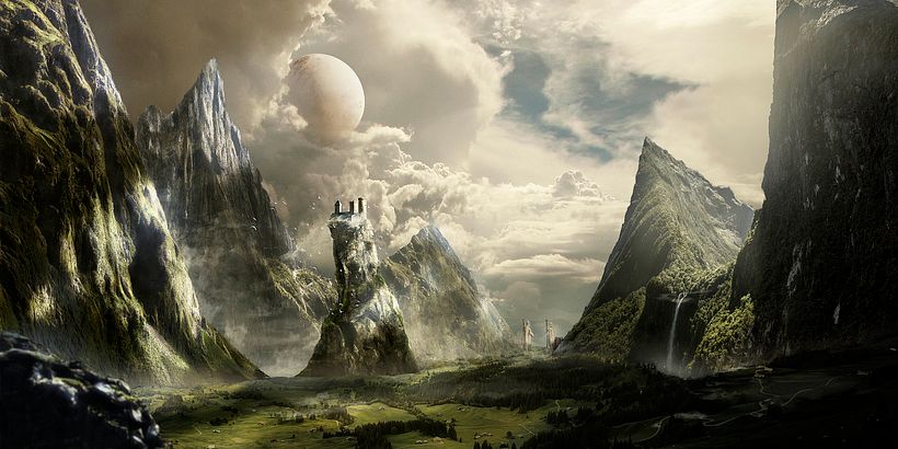 Mi Proyecto del curso: Matte Painting: creando mundos fotorrealistas -1