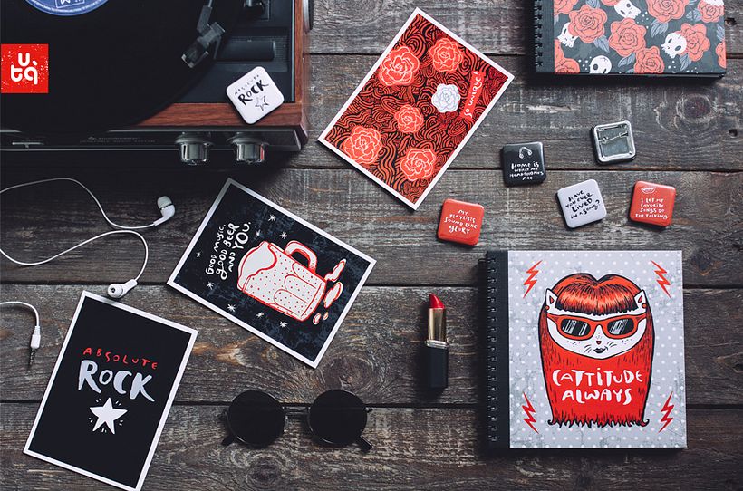 Diseño de papelería y regalos indie 7