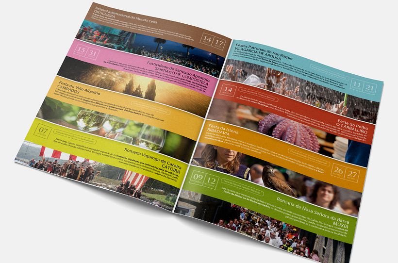 Díptico Fiestas de Interés Turístico de Galicia 3