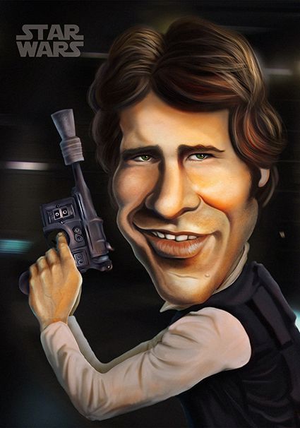 Caricatura Han Solo / STAR WARS 1