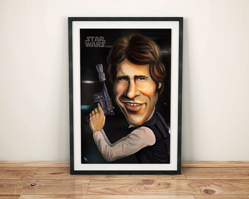 Caricatura Han Solo / STAR WARS 0