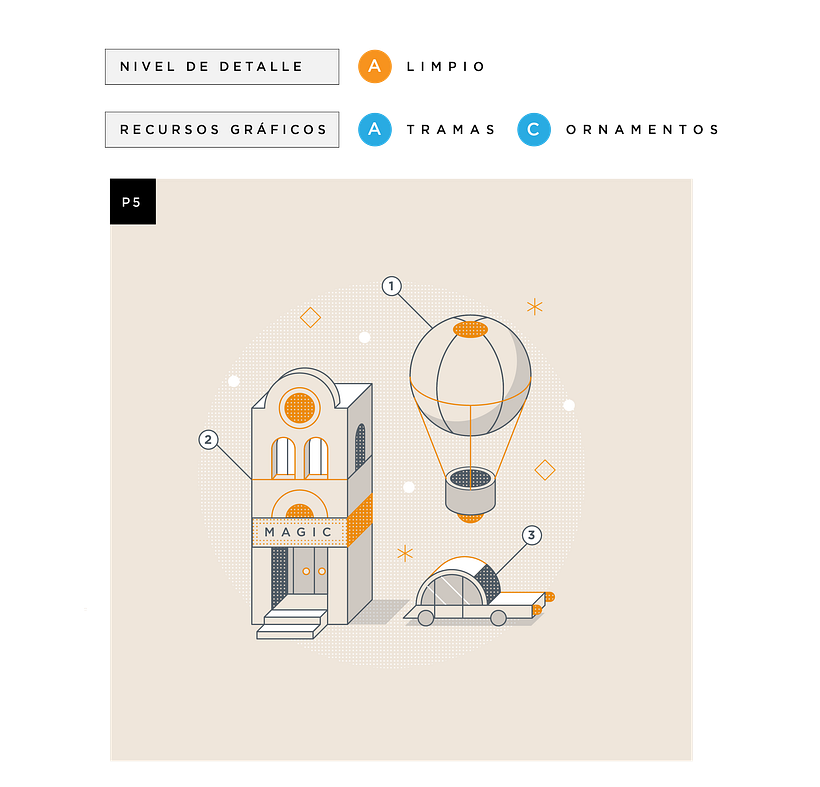 Mi Proyecto del curso: Ilustración corporativa: Guía de Estilo vectorial 6