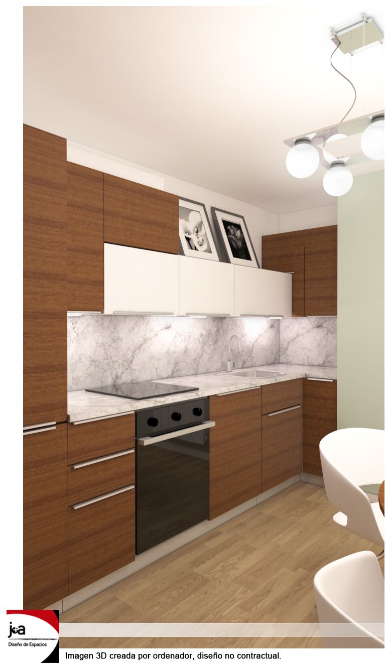 Renovation of a three bedroom apartment in Madrid 4