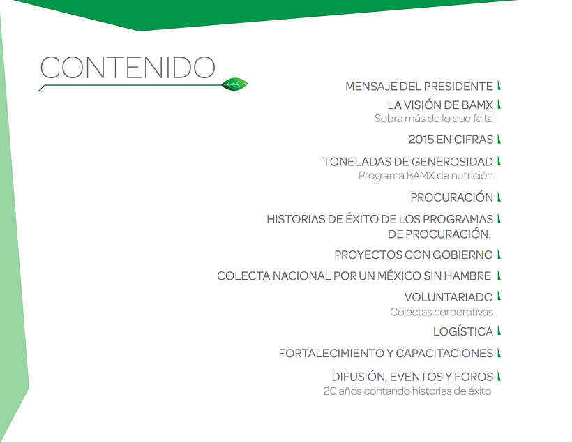INFORME ANUAL BANCO DE ALIMENTOS DE MEXICO 2015 2