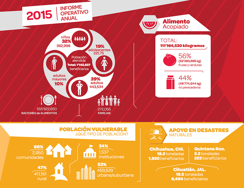 INFORME ANUAL BANCO DE ALIMENTOS DE MEXICO 2015 6
