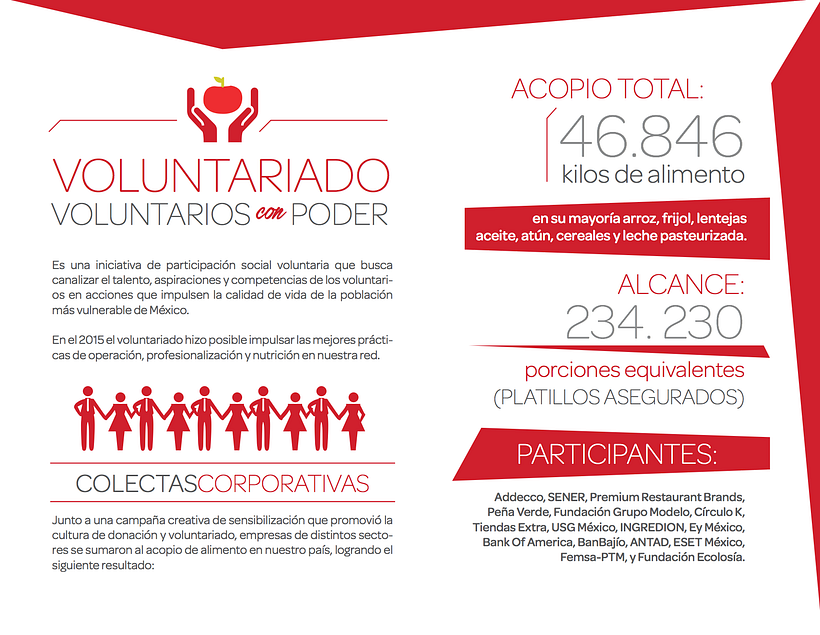 INFORME ANUAL BANCO DE ALIMENTOS DE MEXICO 2015 13