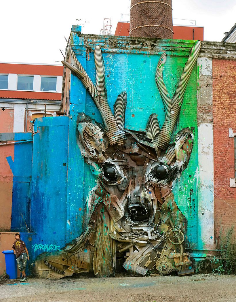 El arte urbano que remueve conciencias de Bordalo II 3