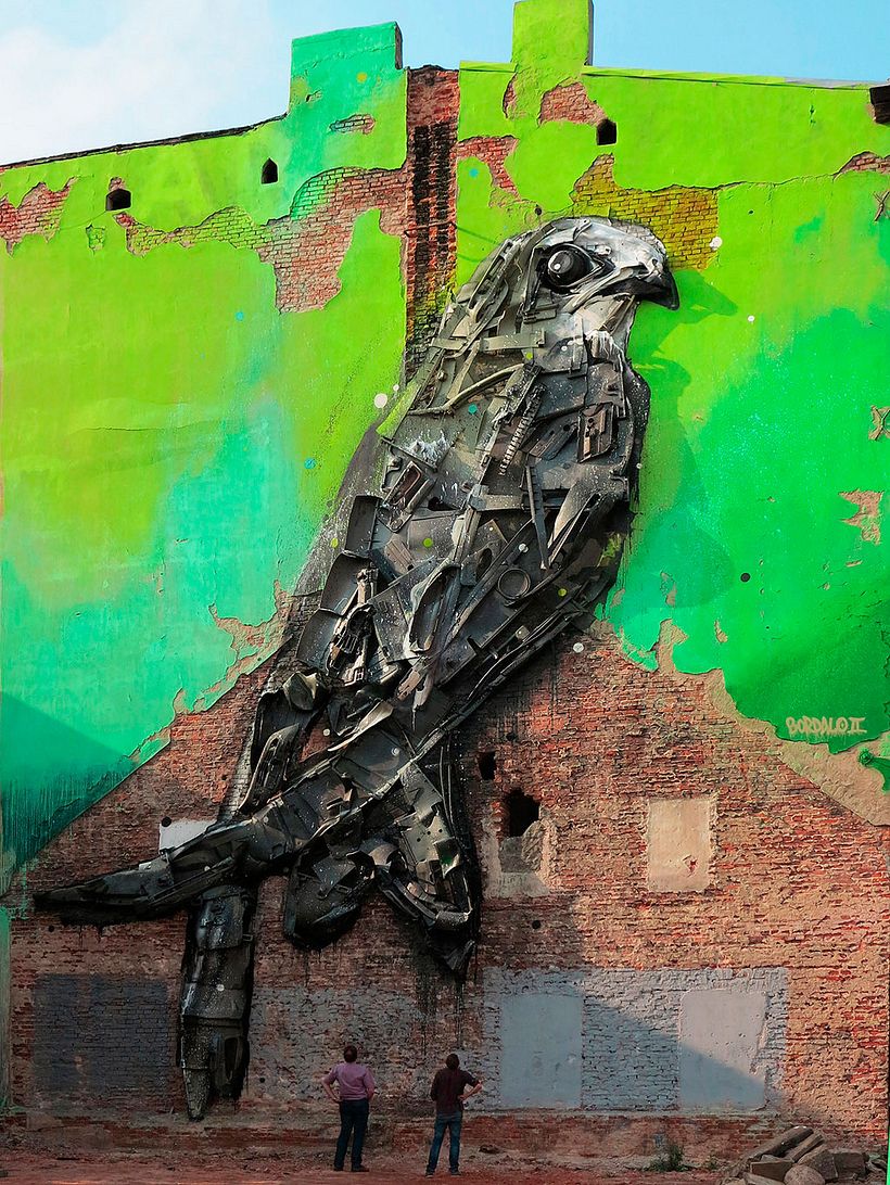El arte urbano que remueve conciencias de Bordalo II 2