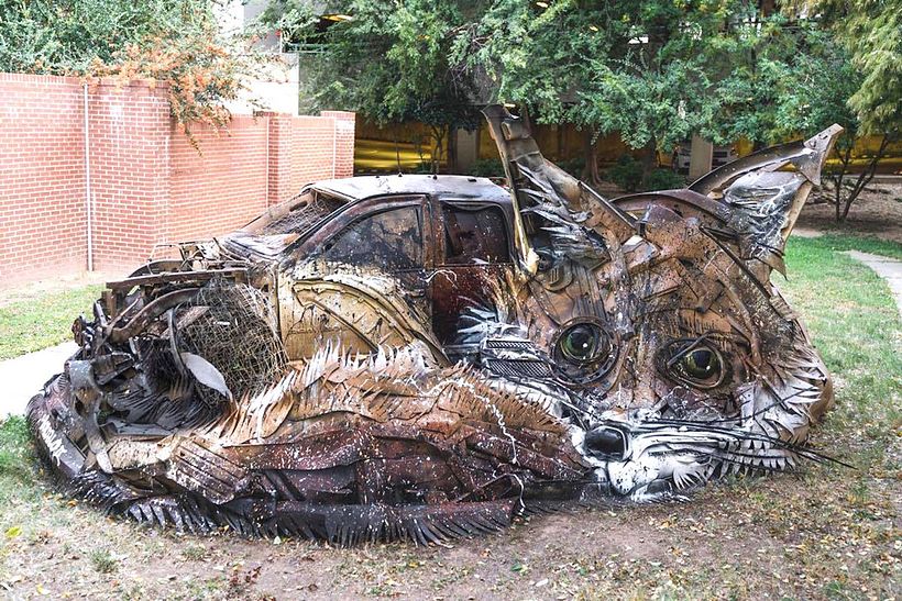 El arte urbano que remueve conciencias de Bordalo II 1