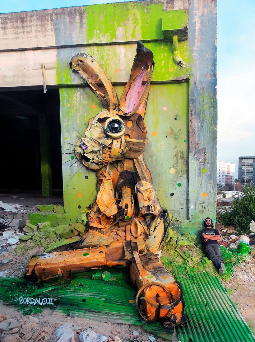 El arte urbano que remueve conciencias de Bordalo II 8