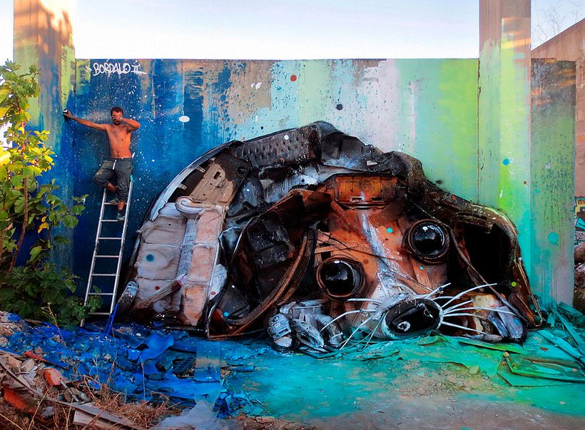 El arte urbano que remueve conciencias de Bordalo II 10