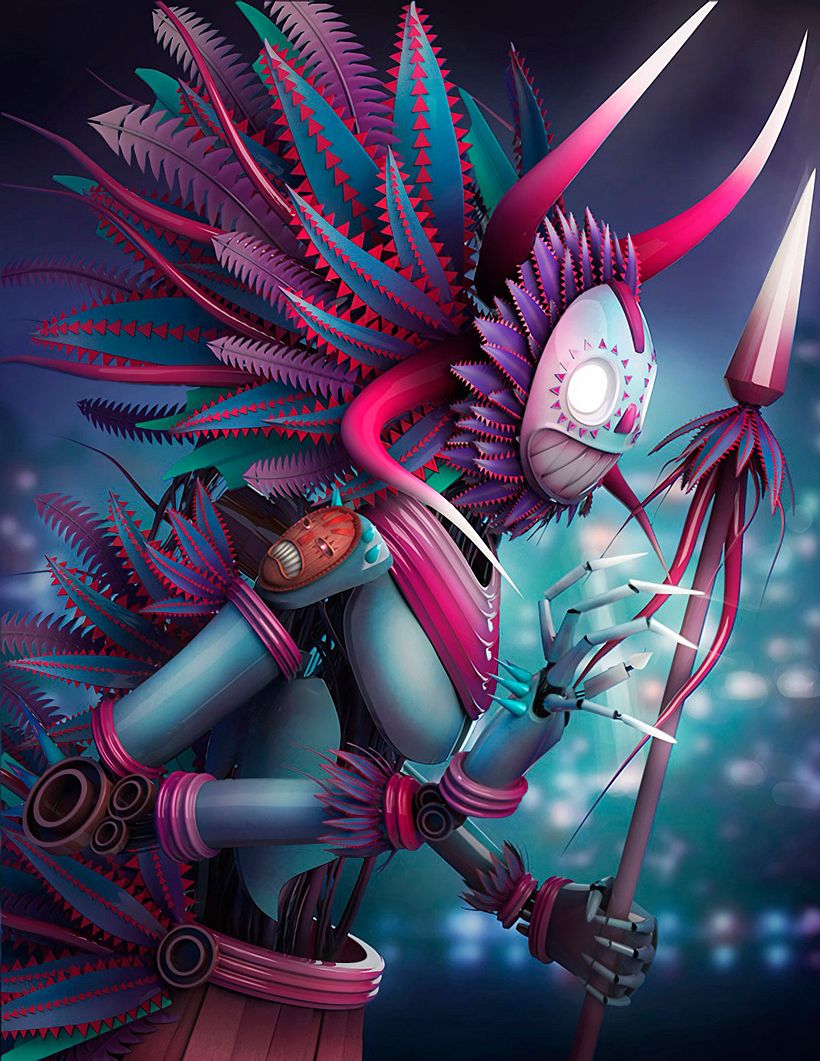 El folclore mexicano en 3D de Fer Aguilera Reyes 5