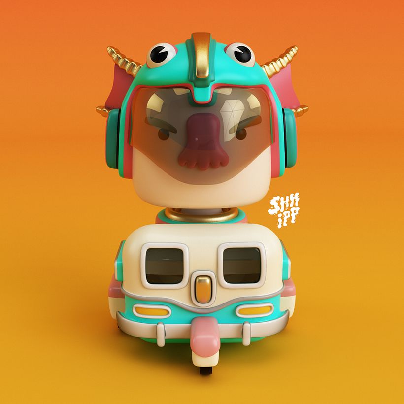 Mi Proyecto del curso: Diseño de personajes en Cinema 4D: del boceto a la impresión 3D 0