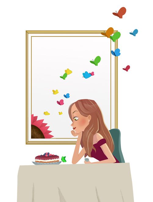 Ilustración femenina 2