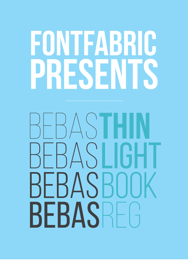BEBAS Neue Family / Free 3