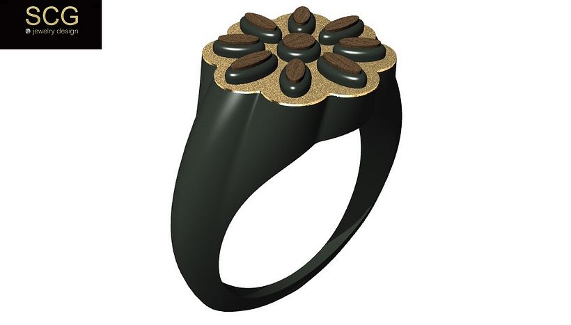 Turquoise, wood, ebony... 1