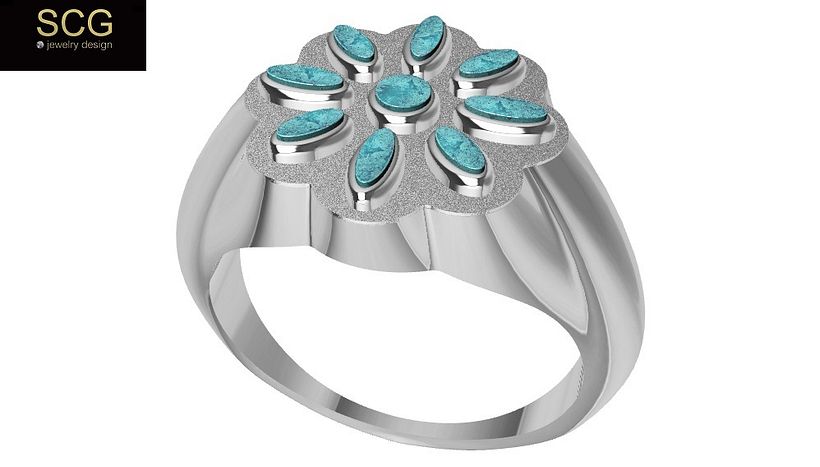Turquoise, wood, ebony... 3
