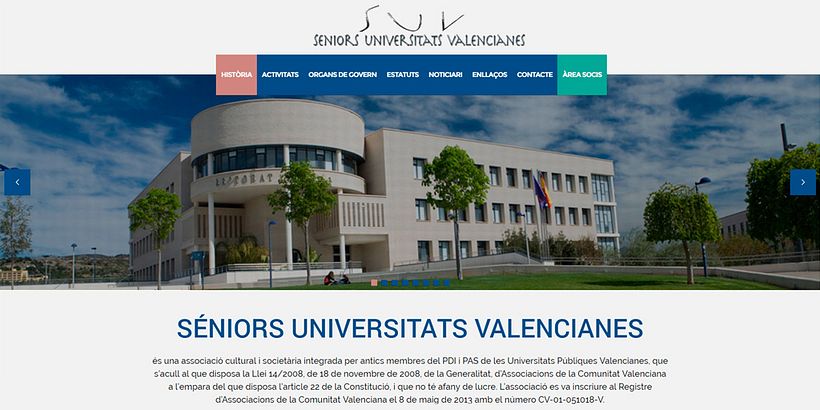 Desarrollo y Diseño Web Senior Universitats Valencianes 1