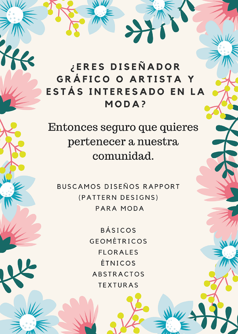 Diseñadores gráficos y artistas de Pattern Design 1