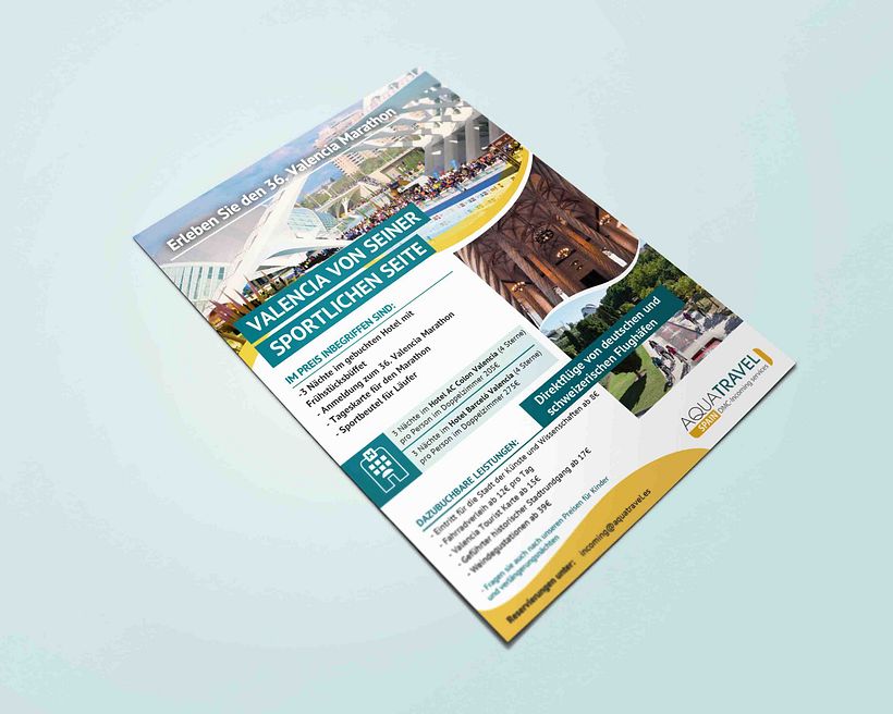 Flyers promocional en ferias de turismo 0
