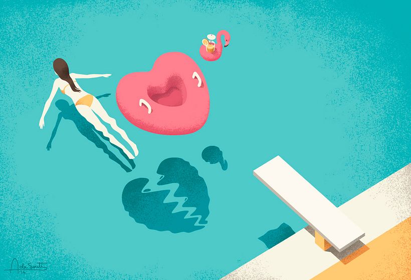 Las ilustraciones editoriales de Andrea de Santis 10