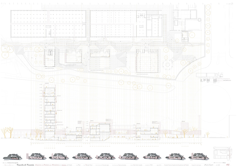 Creation Conector! | Working space for creatives in an old industrial site in Madrid, majoring in sustainable design | ETSAM 2015 | Final architectural thesis 4
