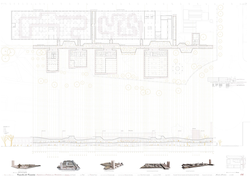 Creation Conector! | Working space for creatives in an old industrial site in Madrid, majoring in sustainable design | ETSAM 2015 | Final architectural thesis 5