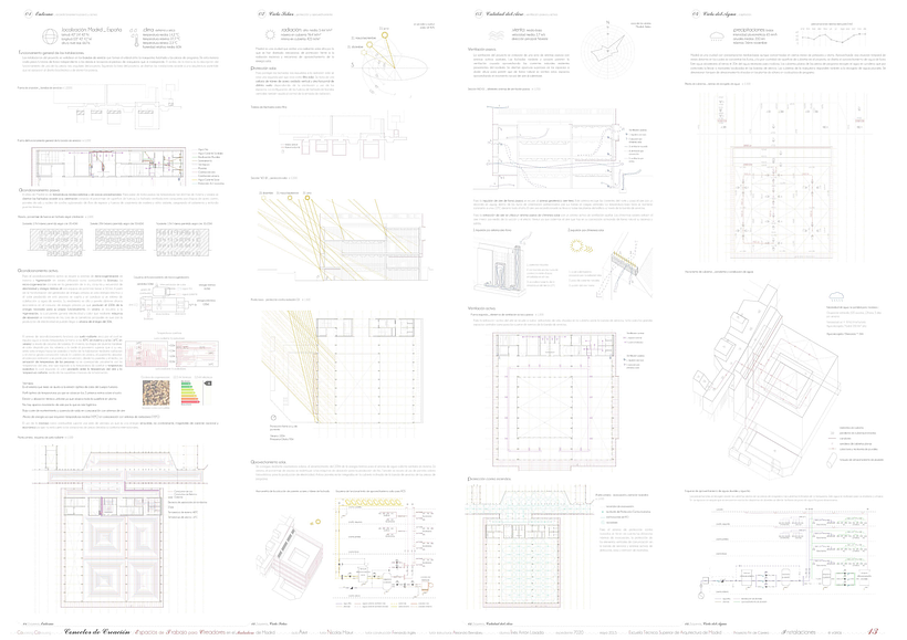 Creation Conector! | Working space for creatives in an old industrial site in Madrid, majoring in sustainable design | ETSAM 2015 | Final architectural thesis 12