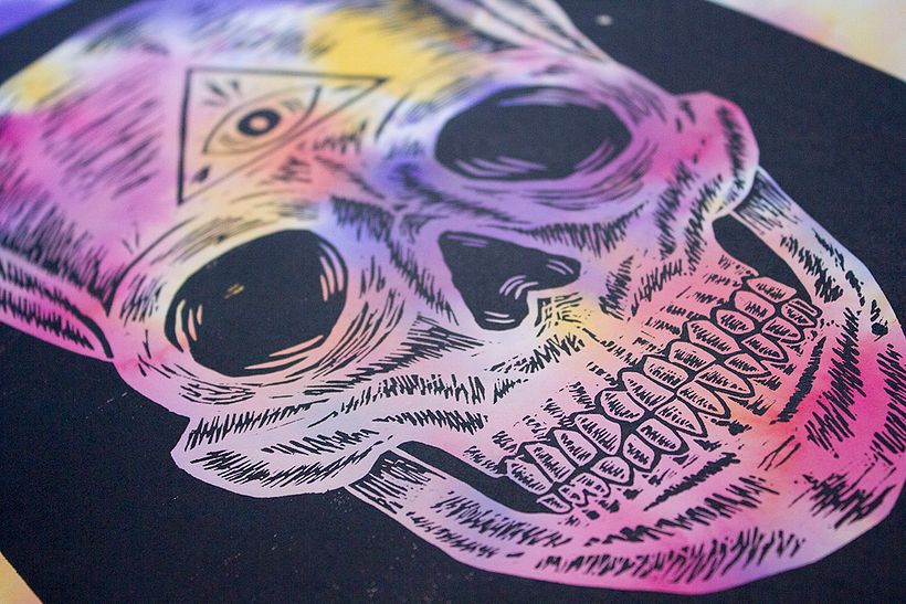Skull engraved 7