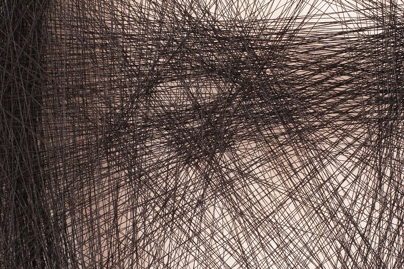 Los retratos, creados con hilo, de Petros Vrellis 5
