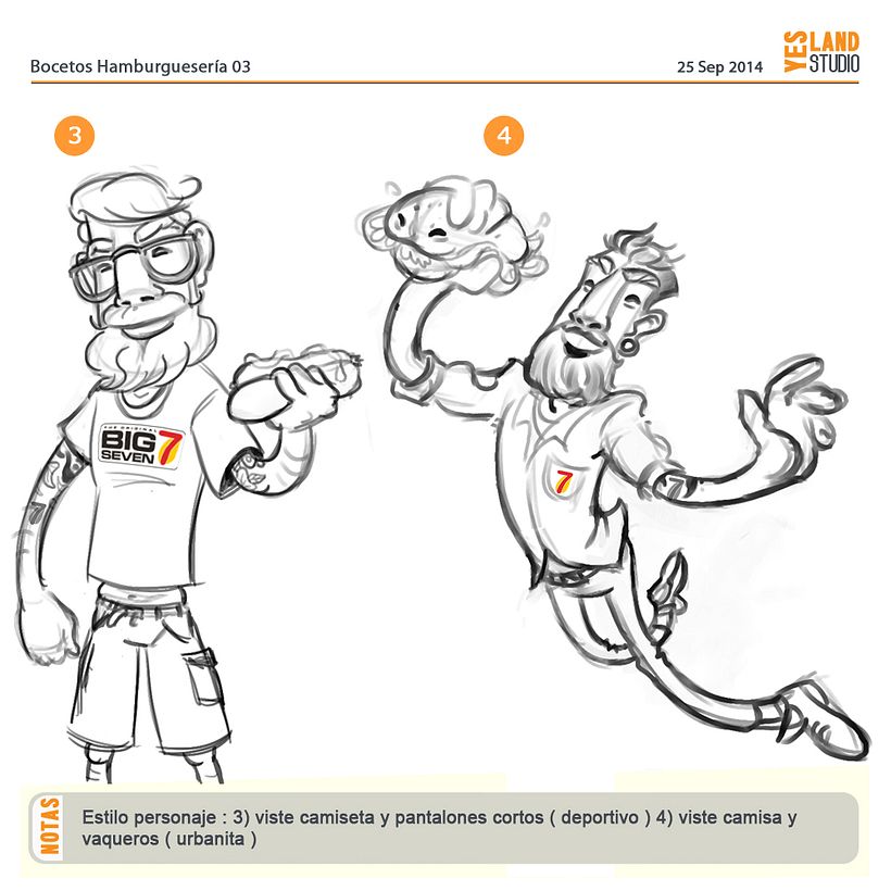 The original Big 7 - Ilustración tradicional