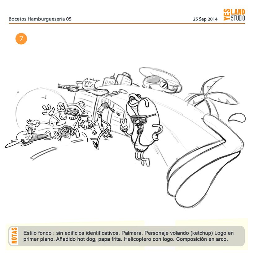 The original Big 7 - Ilustración tradicional