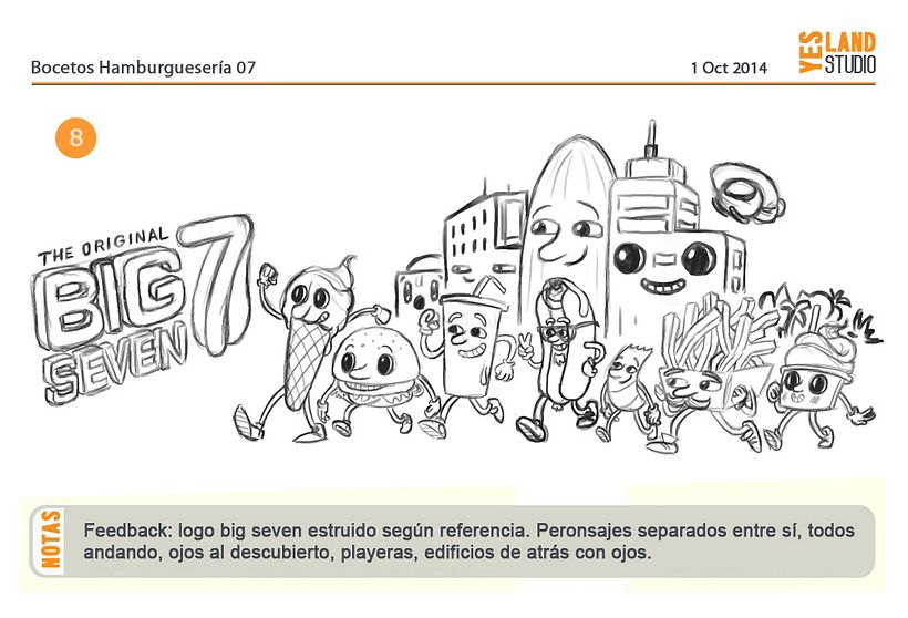 The original Big 7 - Ilustración tradicional
