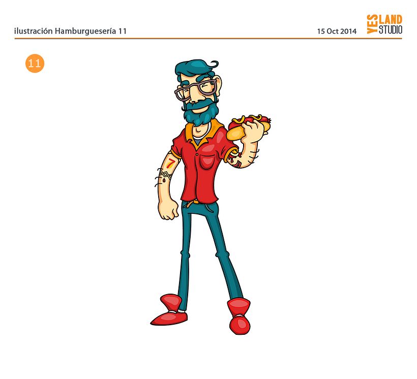 The original Big 7 - Ilustración tradicional
