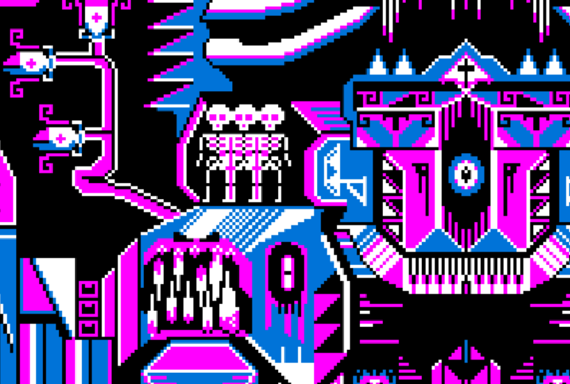 Mictlantecuhtli - Lord of Mictlan - Ilustração tradicional