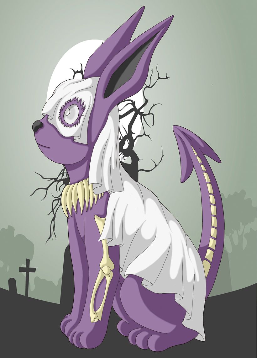 Fake eeveelutions | Domestika, image size:820x1141