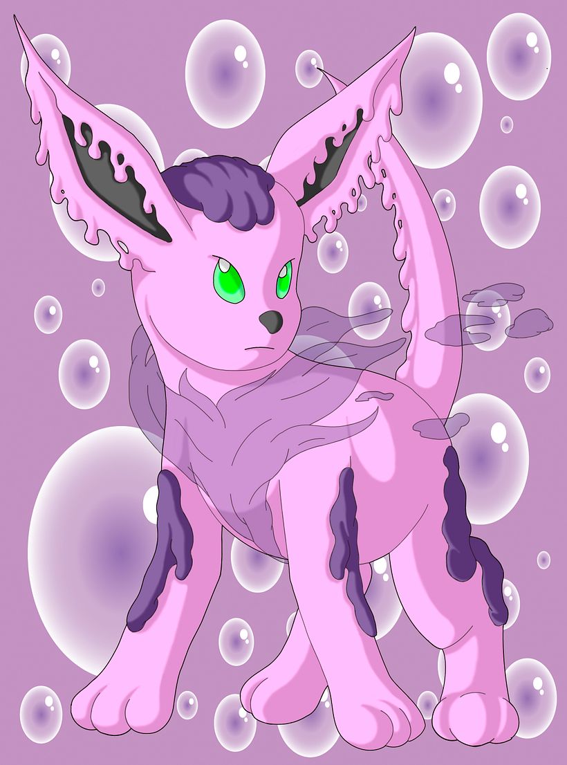 Fake eeveelutions | Domestika, image size:820x1106