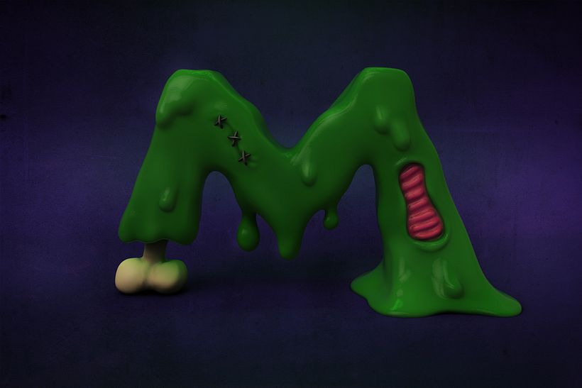 Mi Proyecto del curso: Lettering 3D: modelado y texturizado con Cinema 4D 3