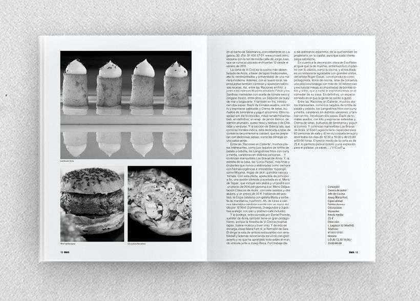 Brava. Proyecto editorial_Revista de tapas y de rutas por diferentes ciudades. Natalia Nebot_Laura Soriano 23