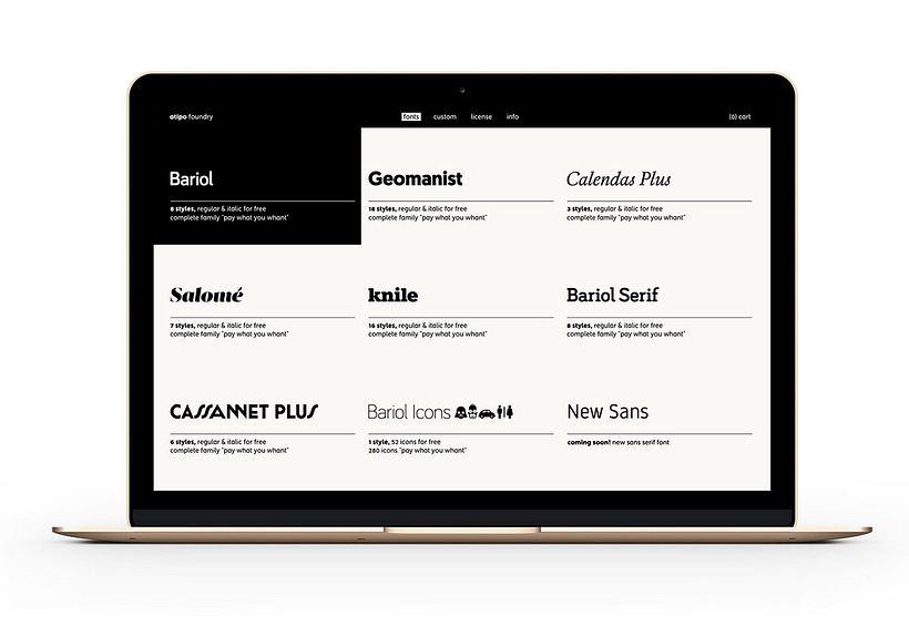 El estudio atipo estrena fundición tipográfica 7