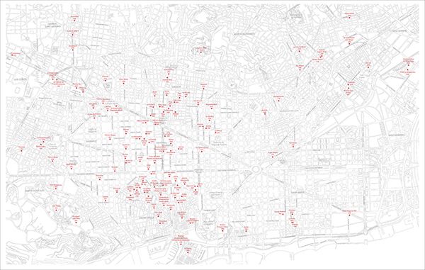 El mapa de llibreries de Barcelona 4