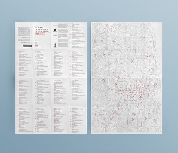 El mapa de llibreries de Barcelona 1