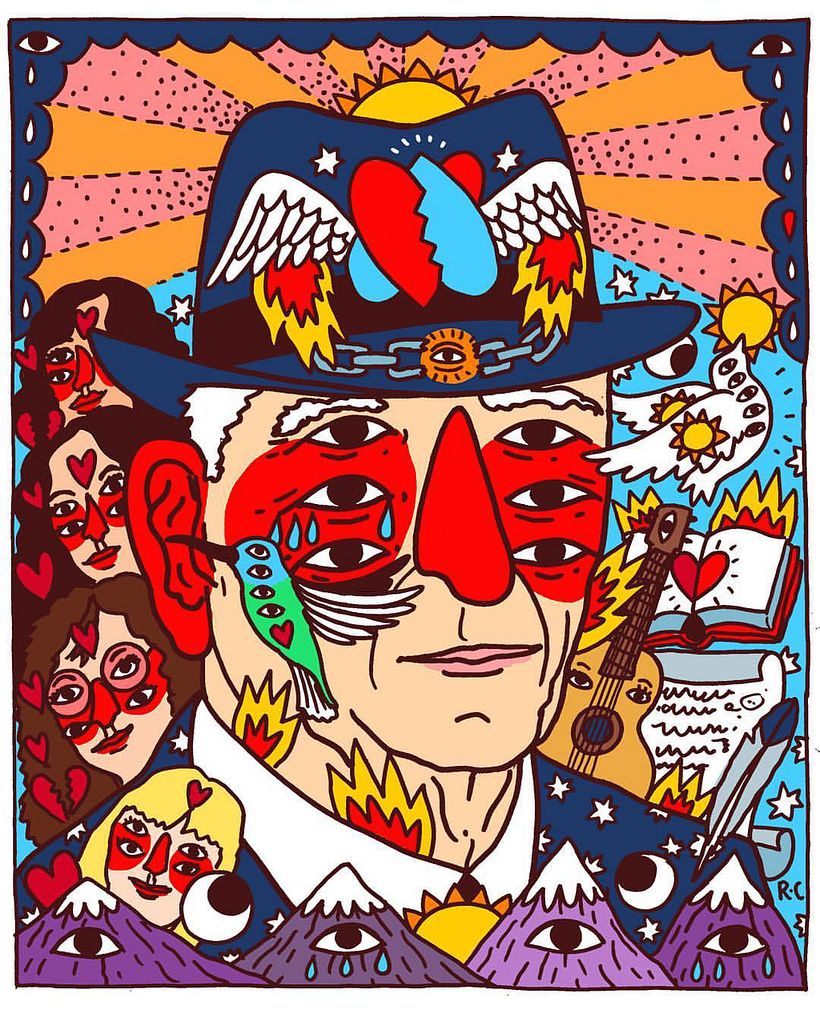 10 artistas ilustran a Leonard Cohen  6