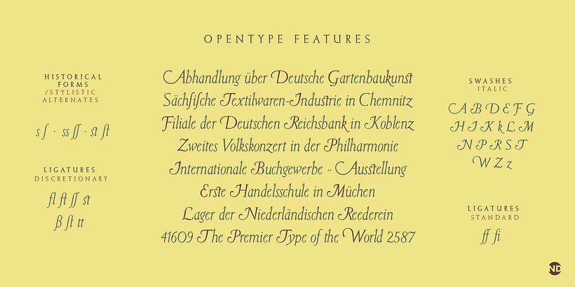 Tipografía Elizabeth 4