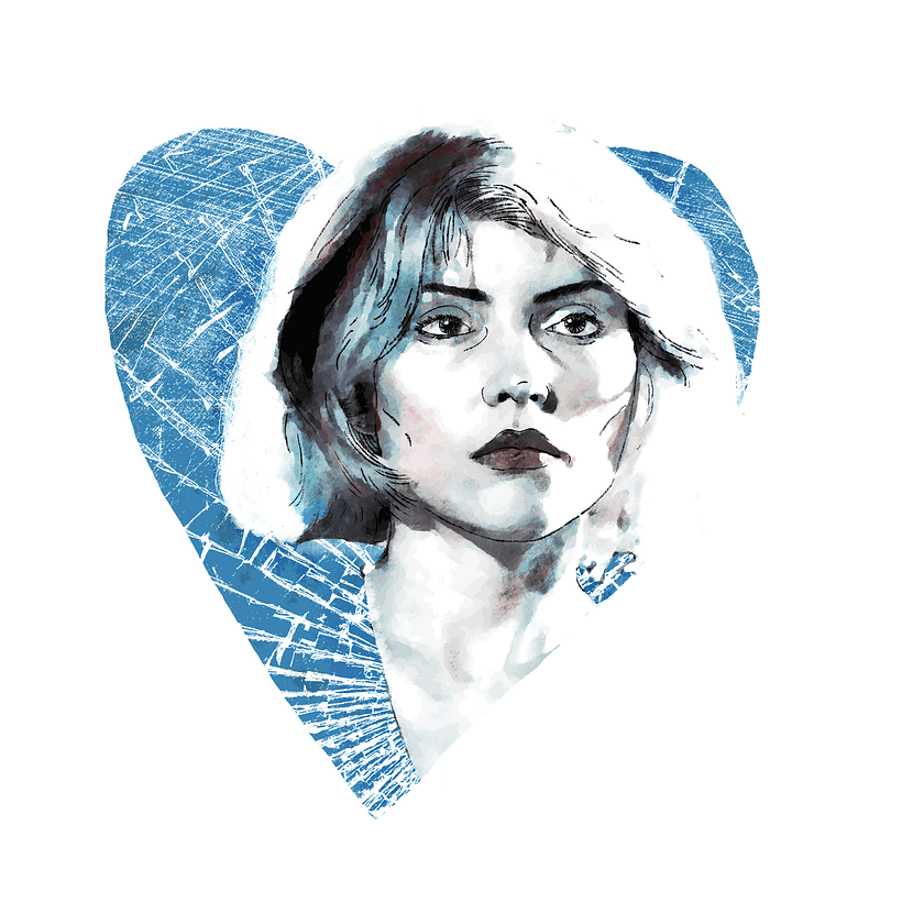 Debbie Harry: Retrato ilustrado con Photoshop -1
