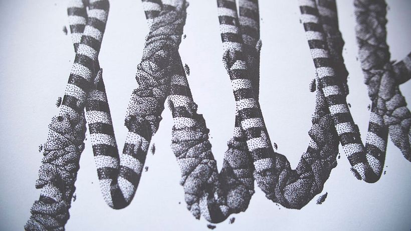 Dibujando lettering punto por punto 11