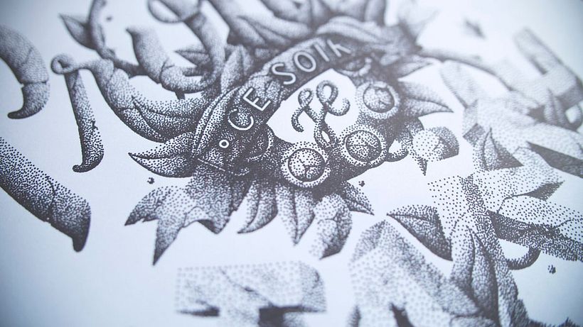 Dibujando lettering punto por punto 17