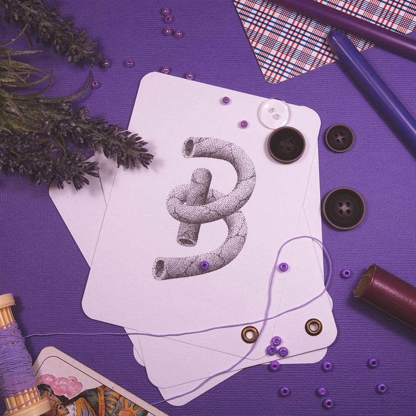 Dibujando lettering punto por punto 18