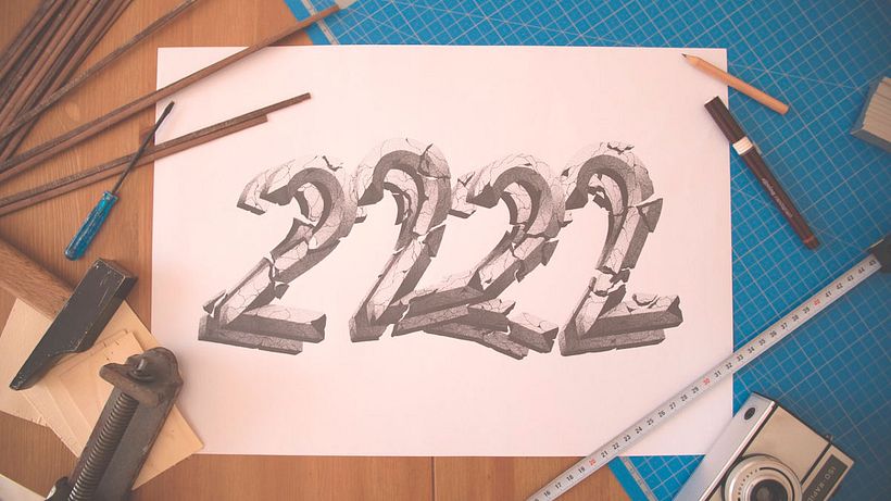 Dibujando lettering punto por punto 21