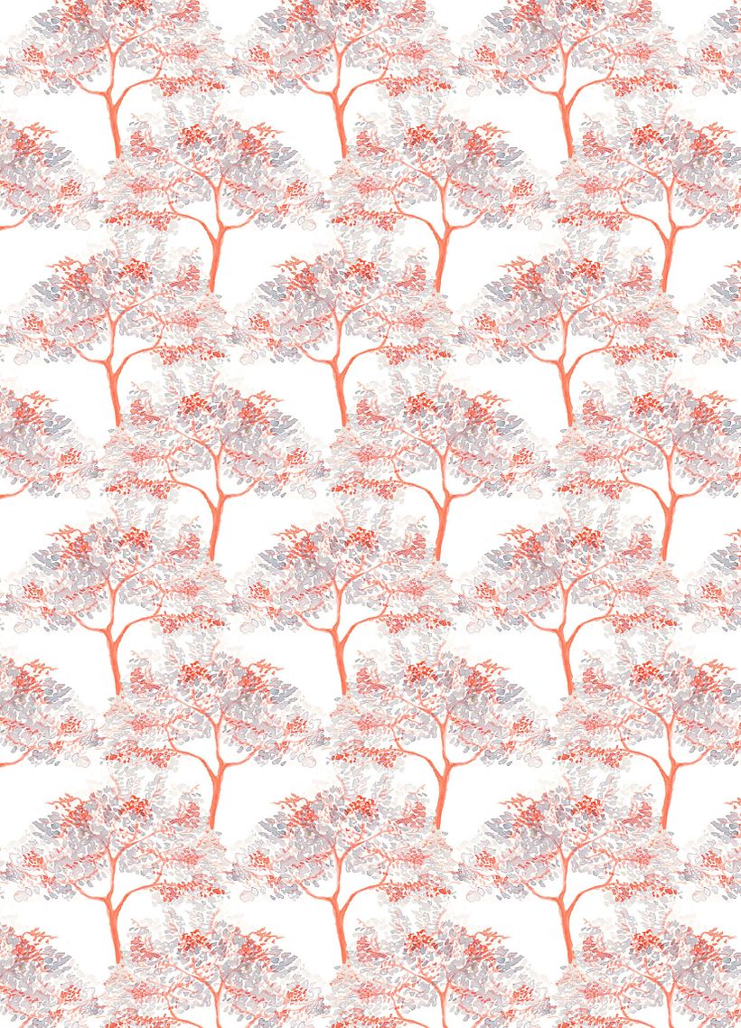 Patrones de flores y cabezas 1